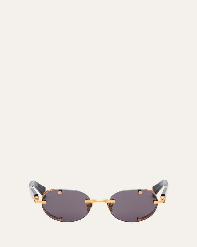 Monsieur Acetate Rectangle Sunglasses